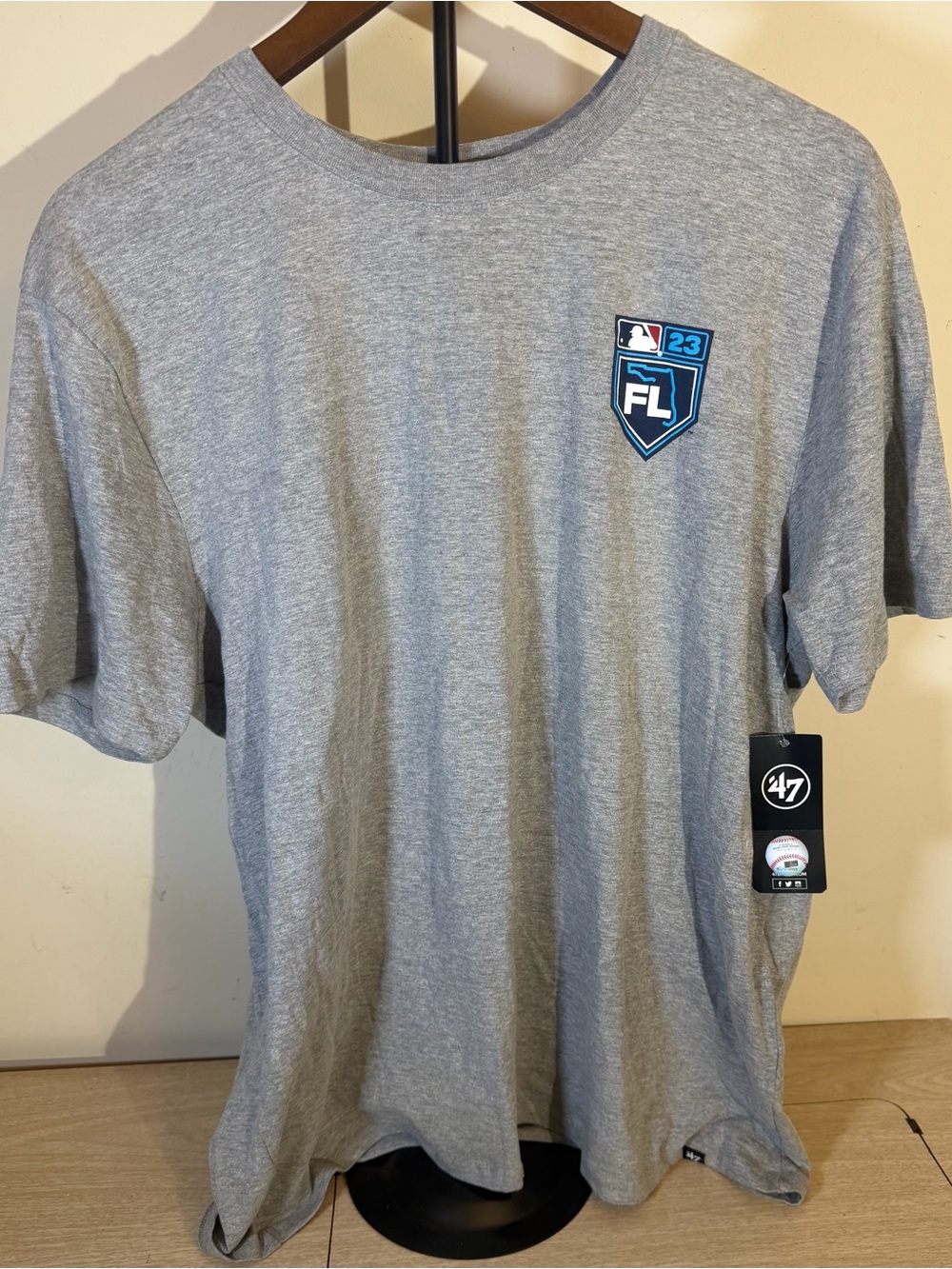 47 Men's Gray MLB Florida Spring Training Patch Tee